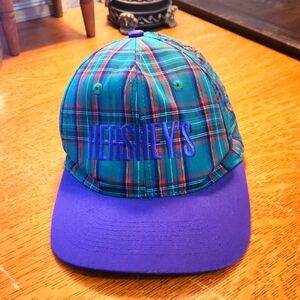 Vintage Hersheys KC Plaid Cap